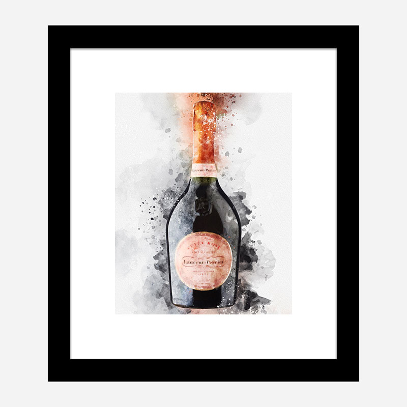 Laurent Perrier Cuvee Rose Champagne Art Print