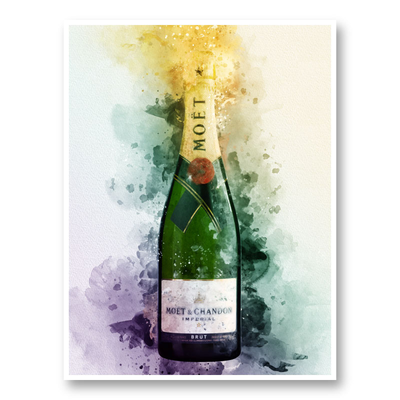 Moet & Chandon Imperial Brut Champagne Art Print