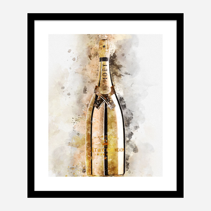 Moet & Chandon Golden Edition Champagne Art Print