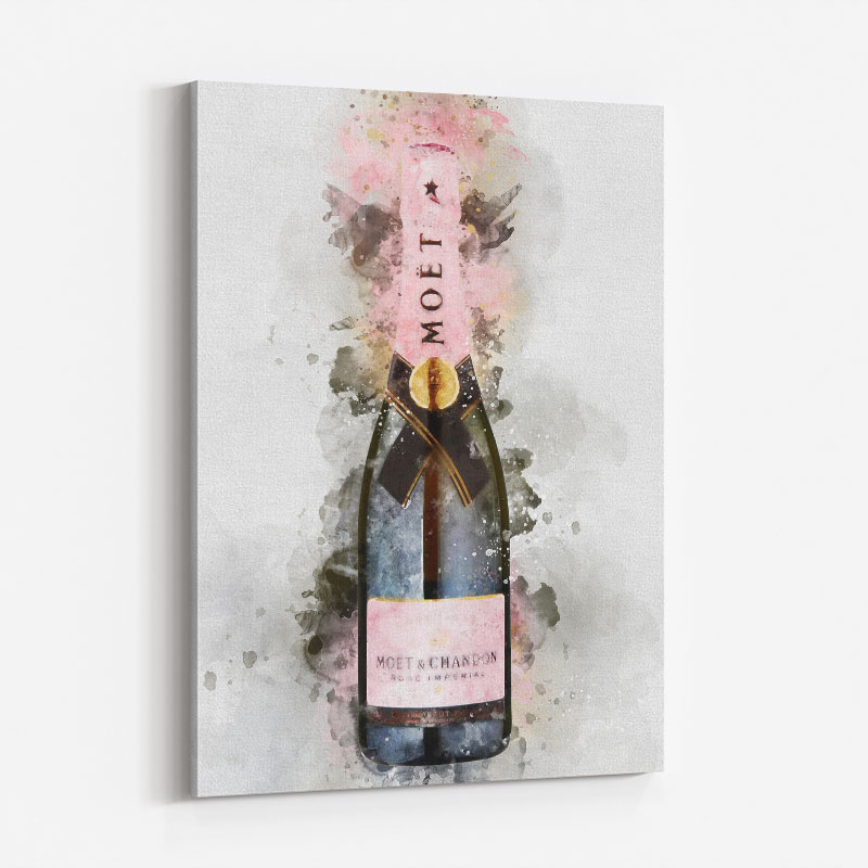 Moet & Chandon Brut Imperial Rose Champagne Art Print