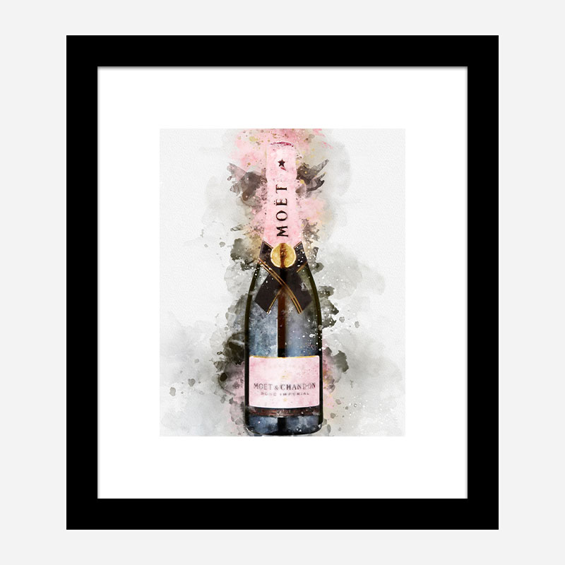 Moet & Chandon Brut Imperial Rose Champagne Art Print