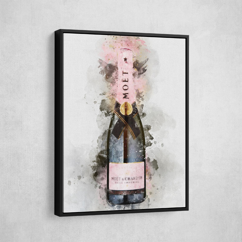 Moet & Chandon Brut Imperial Rose Champagne Art Print Moet & Chandon Brut Imperial Rose Champagne Art Print