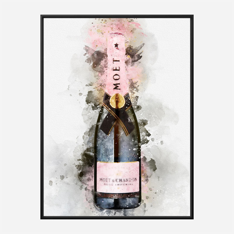 Moet & Chandon Brut Imperial Rose Champagne Art Print