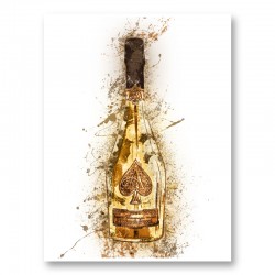 Ace Of Spades Brut Gold Champagne Art Print