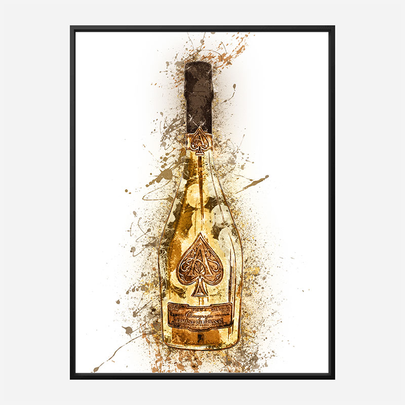 Ace Of Spades Brut Gold Champagne Art Print Ace Of Spades Brut Gold Champagne Art Print