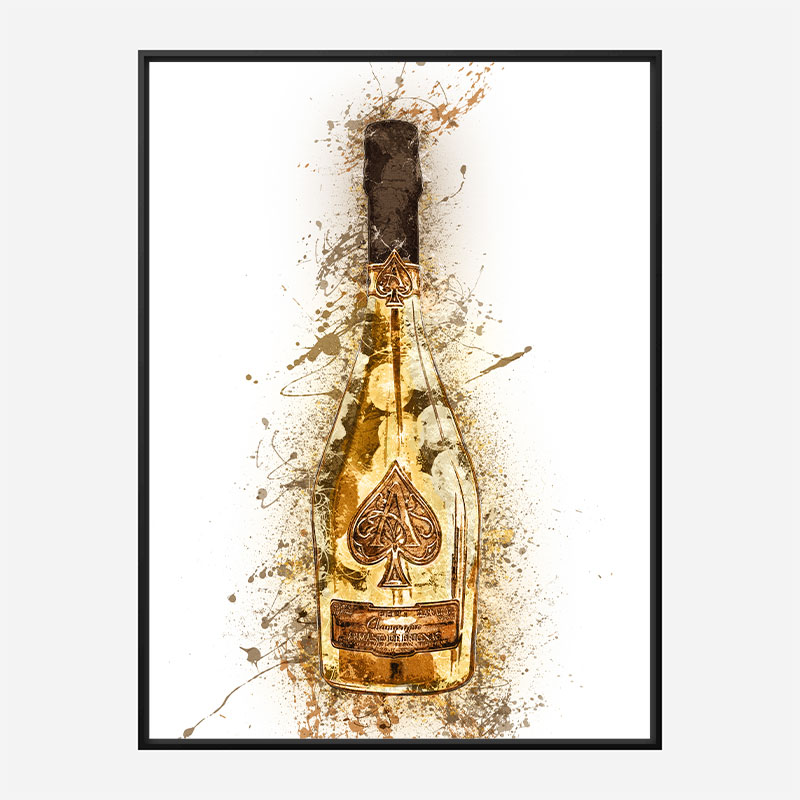 Ace Of Spades Brut Gold Champagne Art Print Ace Of Spades Brut Gold Champagne Art Print