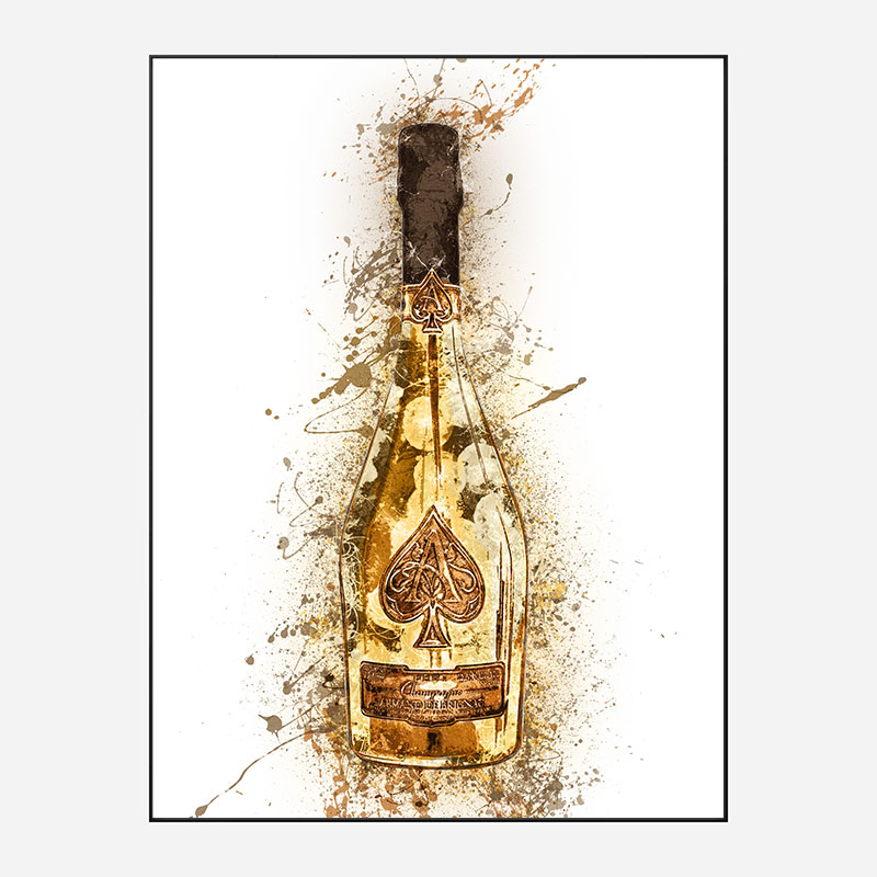 Ace Of Spades Brut Gold Champagne Art Print Ace Of Spades Brut Gold Champagne Art Print