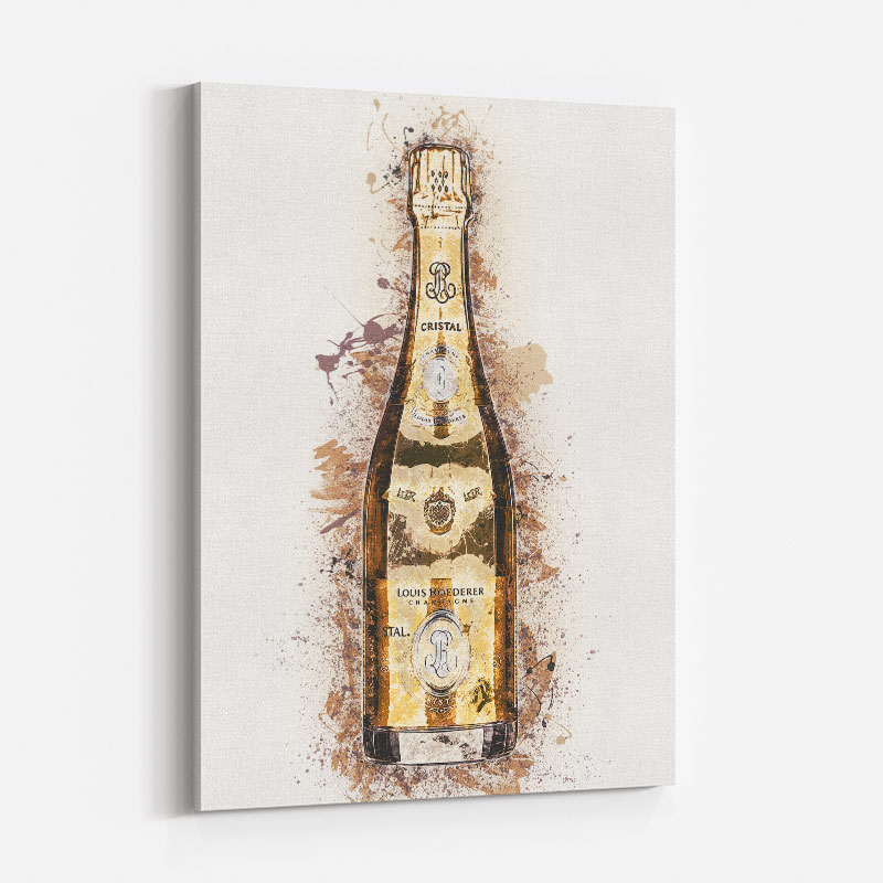 Cristal Champagne Art Print