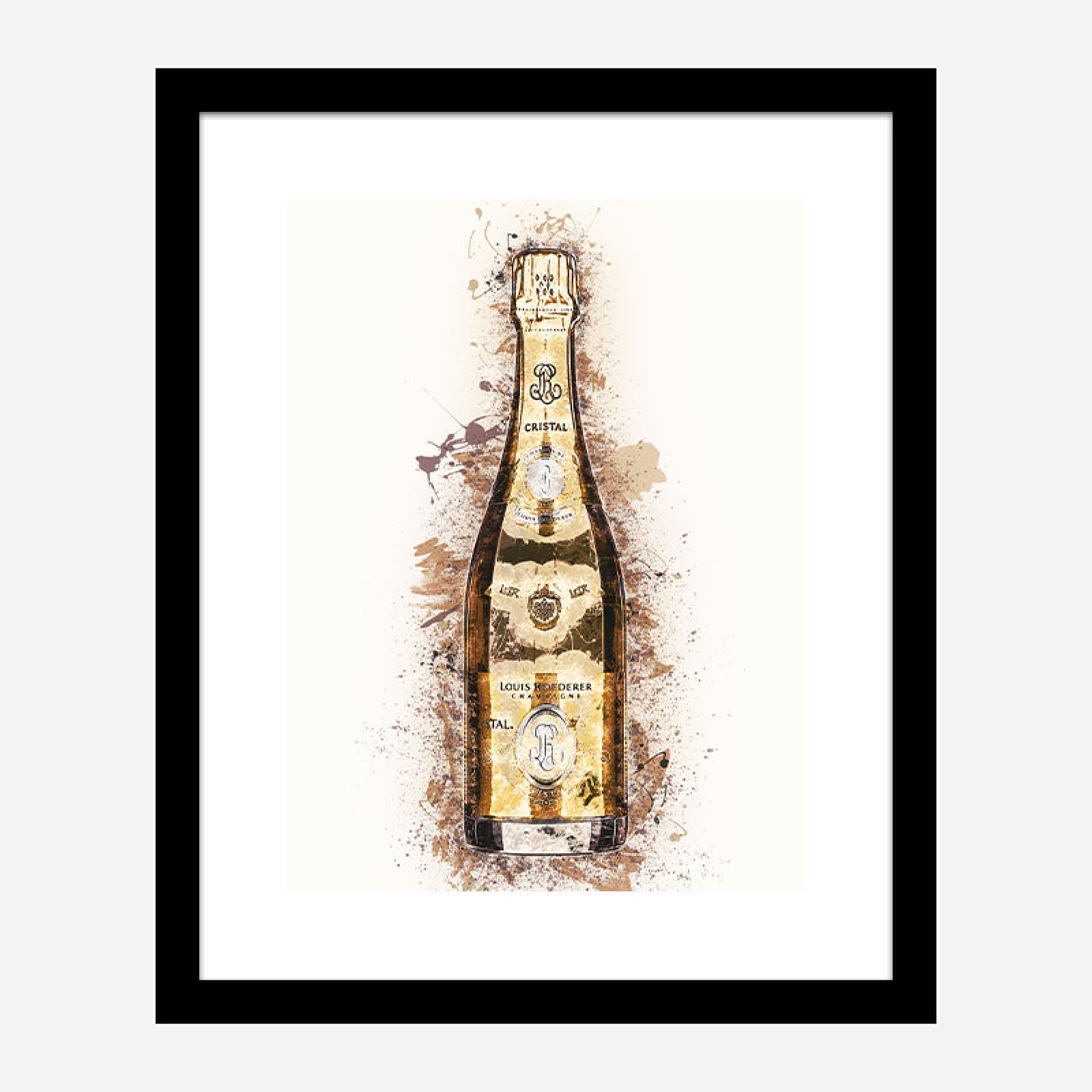 Champagne Fleur Framed Printed Art main image 0