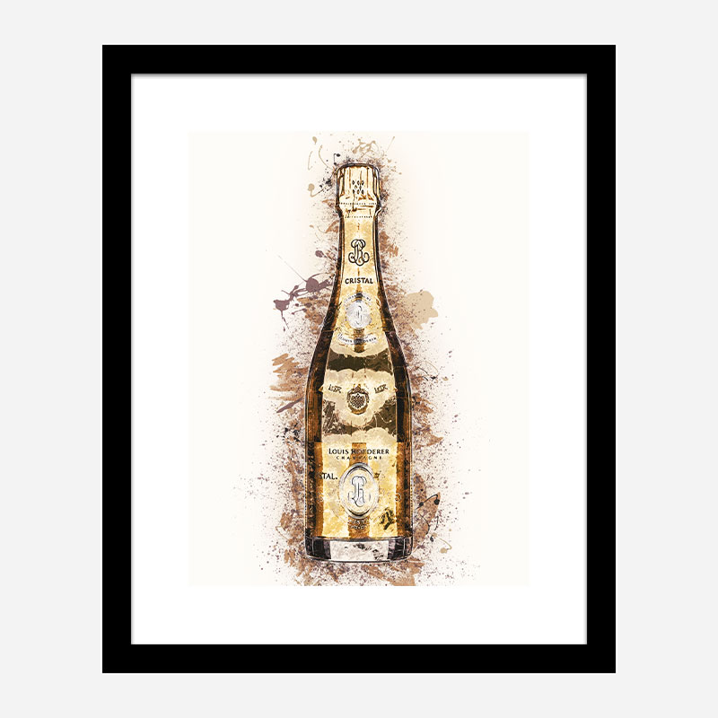 Cristal Champagne Art Print