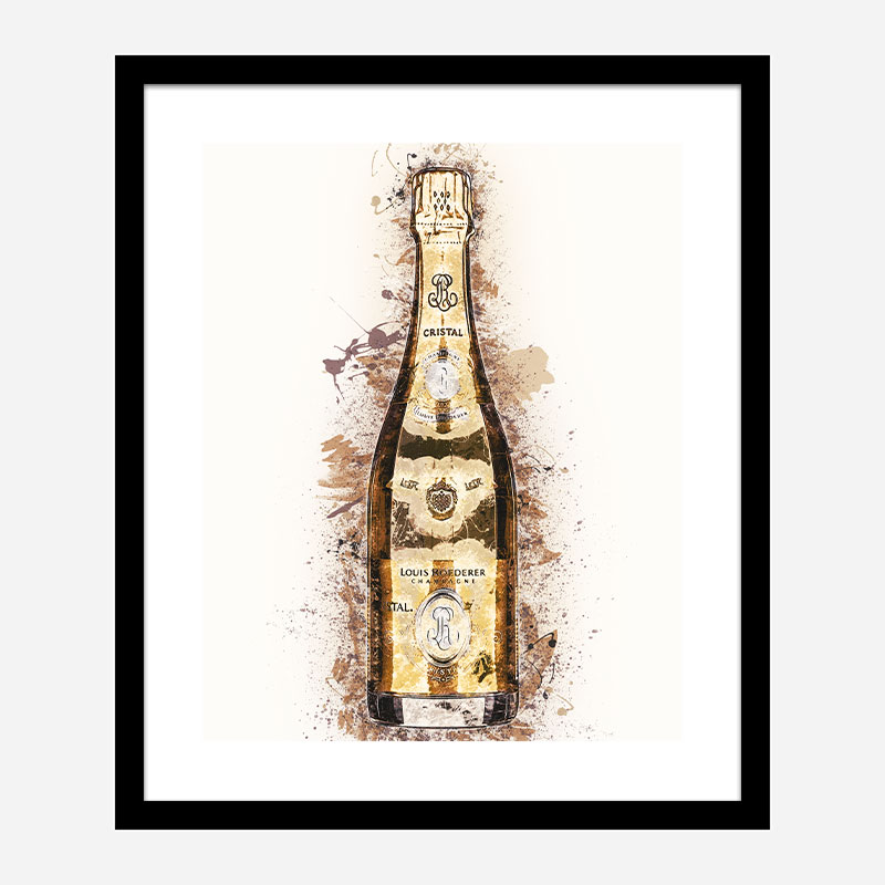 Cristal Champagne Art Print