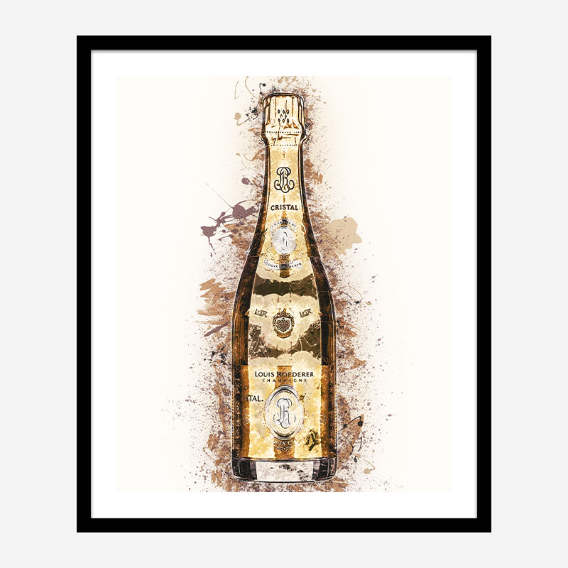 Cristal Champagne Art Print