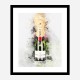 Baby Moet Abstract 3 Champagne Art Print