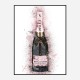 Moet Rose Abstract Champagne Art Print