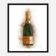 Veuve Abstract Champagne Art Print