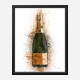 Veuve Abstract Champagne Art Print