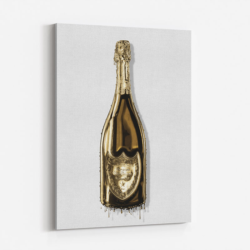 DP Dripping Gold Champagne Art Print