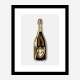 DP Dripping Gold Champagne Art Print