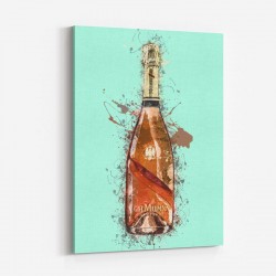 Mumm Champagne Splash Art Print