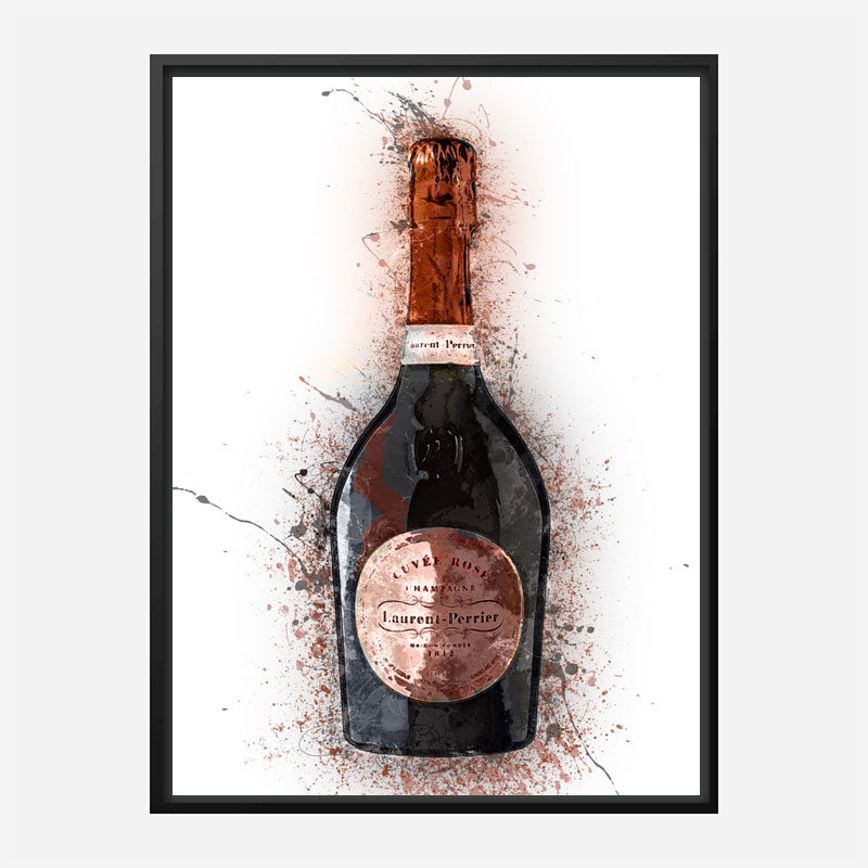 Laurent Perrier Champagne Splash Art Print