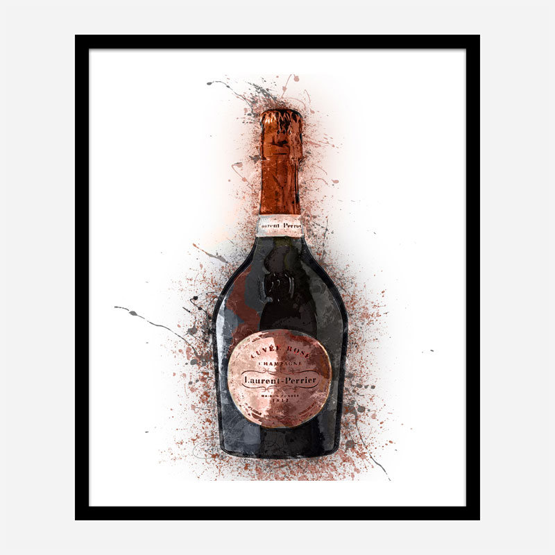 Laurent Perrier Champagne Splash Art Print