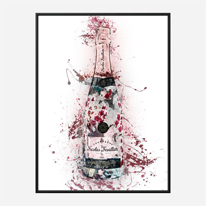 Nicolas Feuillatte Champagne Abstract Art Print