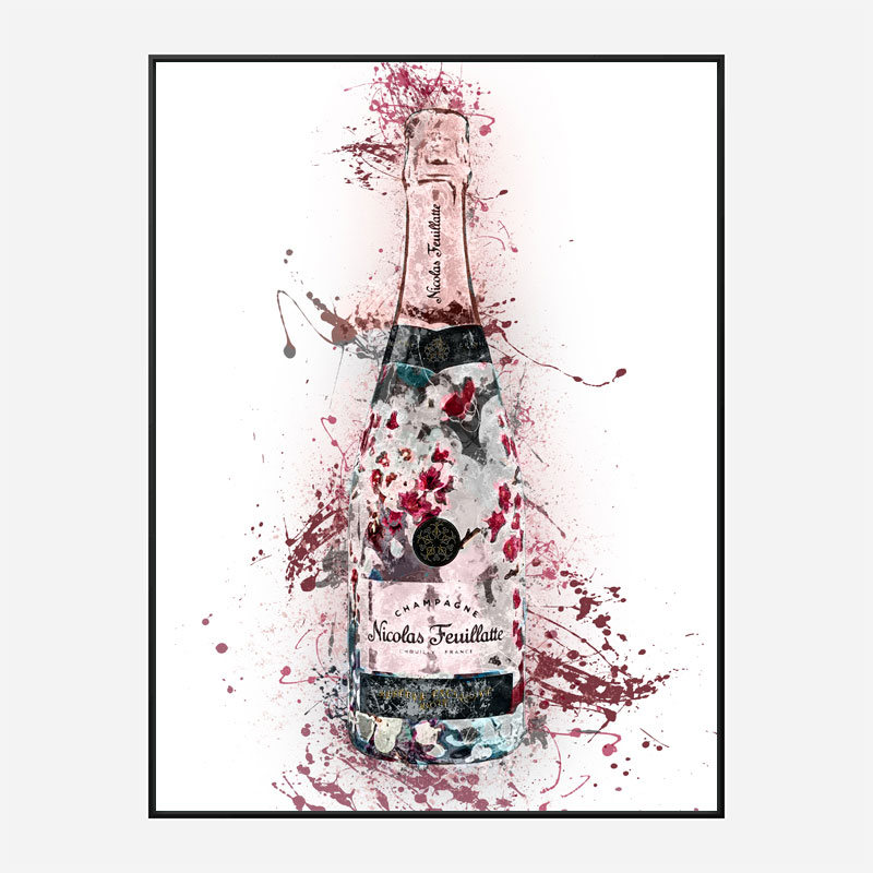 Nicolas Feuillatte Champagne Abstract Art Print