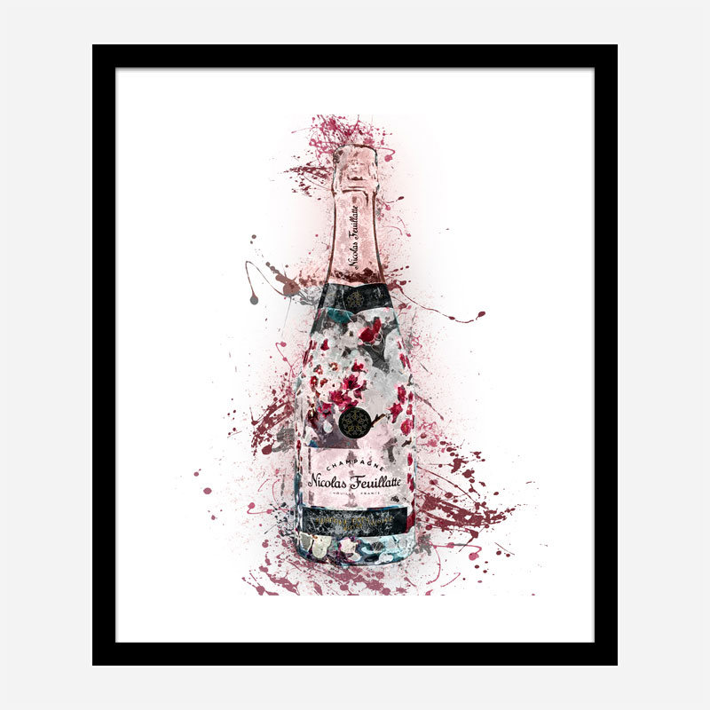 Nicolas Feuillatte Champagne Abstract Art Print