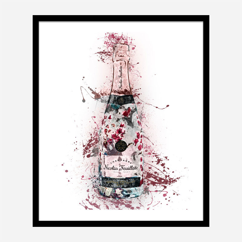 Nicolas Feuillatte Champagne Abstract Art Print