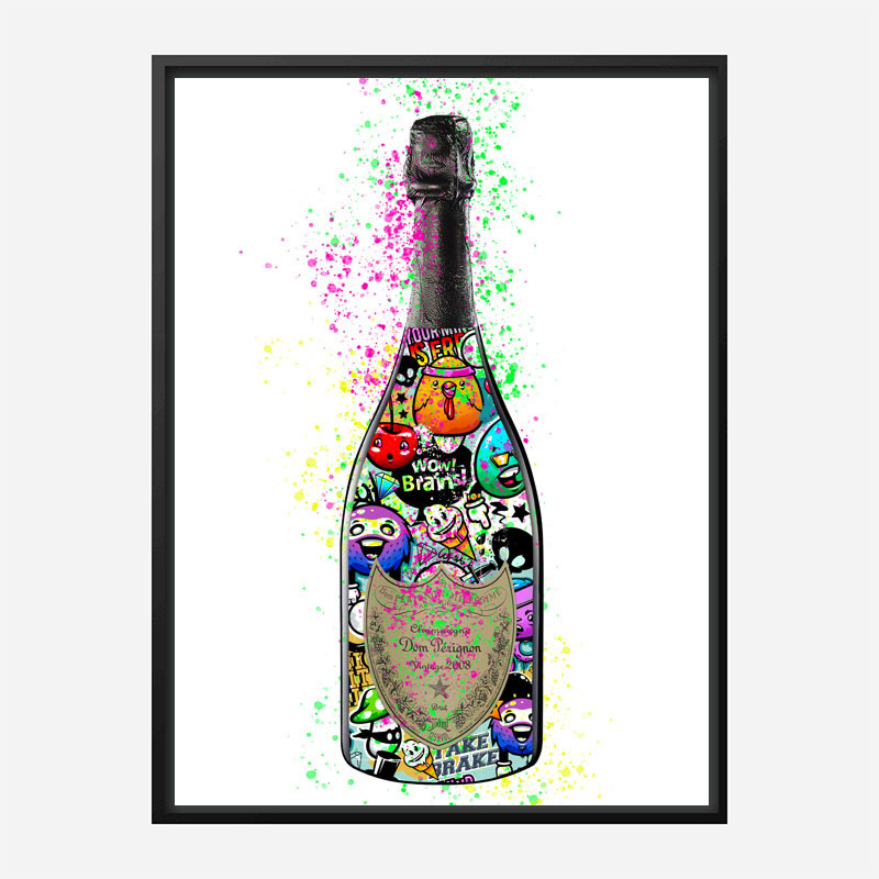 DP Cartoons Champagne Art Print