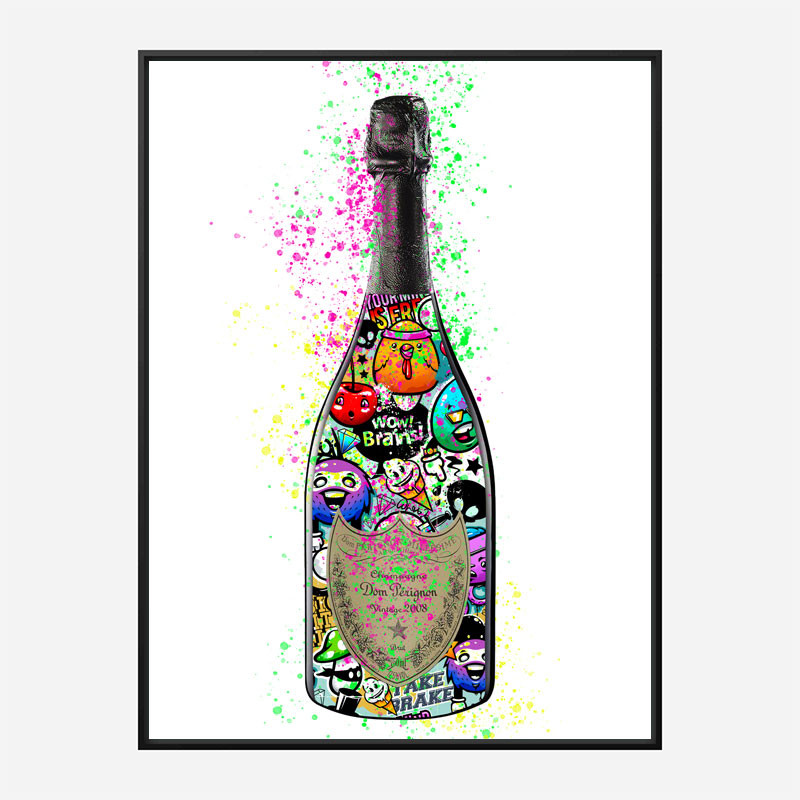 DP Cartoons Champagne Art Print