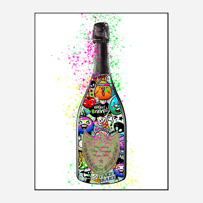 DP LV Splatter Champagne Art Print