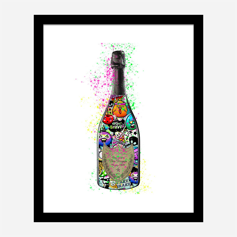 DP Cartoons Champagne Art Print