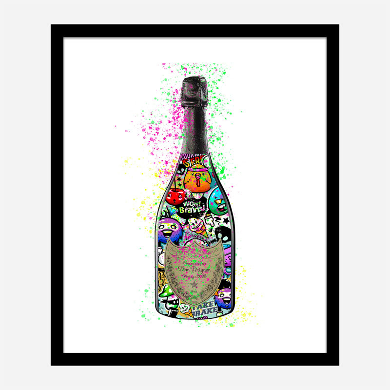 DP Cartoons Champagne Art Print