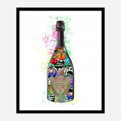 DP Cartoons Champagne Art Print