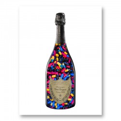 DP Pills Champagne Art Print