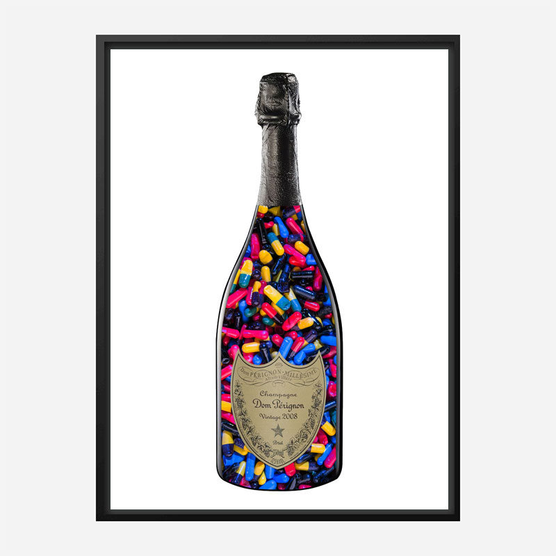 DP Pills Champagne Art Print