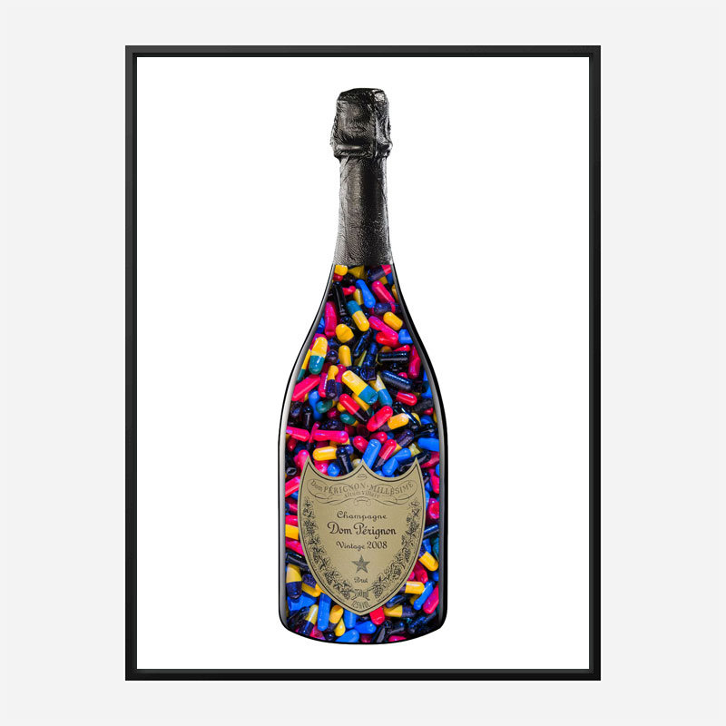 DP Pills Champagne Art Print