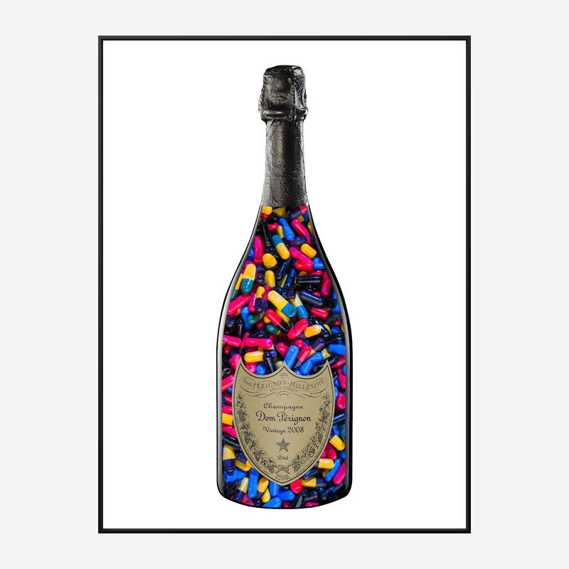 DP Pills Champagne Art Print