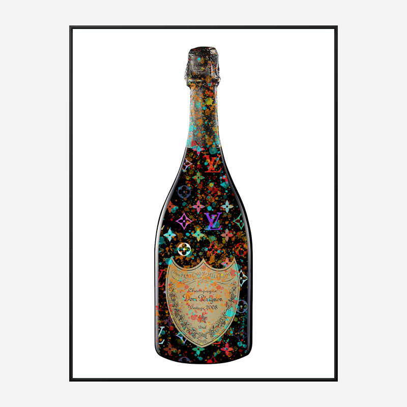 DP LV Splatter Champagne Art Print