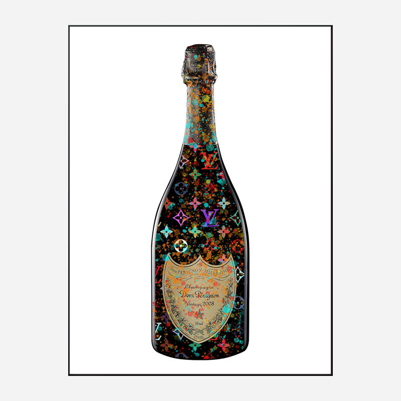 DP LV Splatter Champagne Art Print