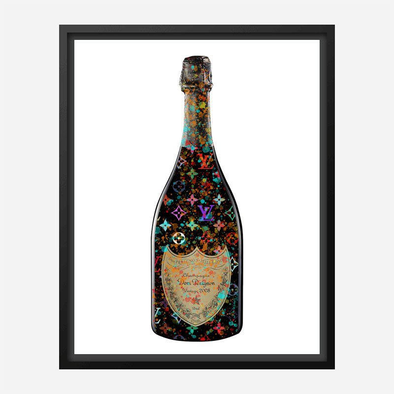 DP LV Splatter Champagne Art Print