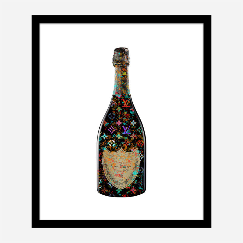 DP LV Splatter Champagne Art Print