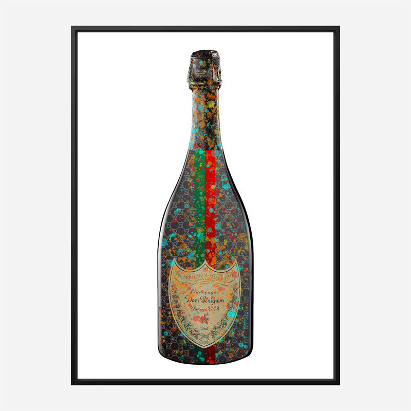 DP Gucci Splatter Champagne Art Print