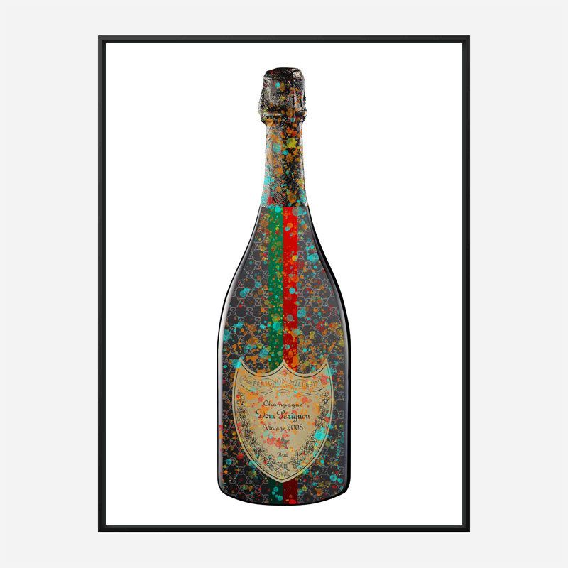 DP Gucci Splatter Champagne Art Print