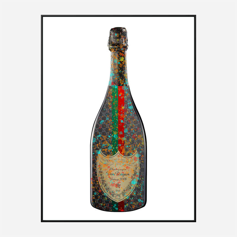 DP Gucci Splatter Champagne Art Print