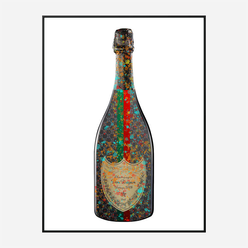 DP Gucci Splatter Champagne Art Print