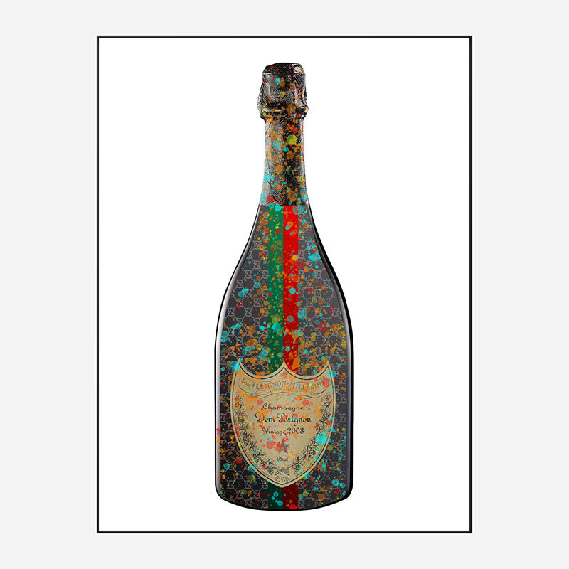 DP Gucci Splatter Champagne Art Print