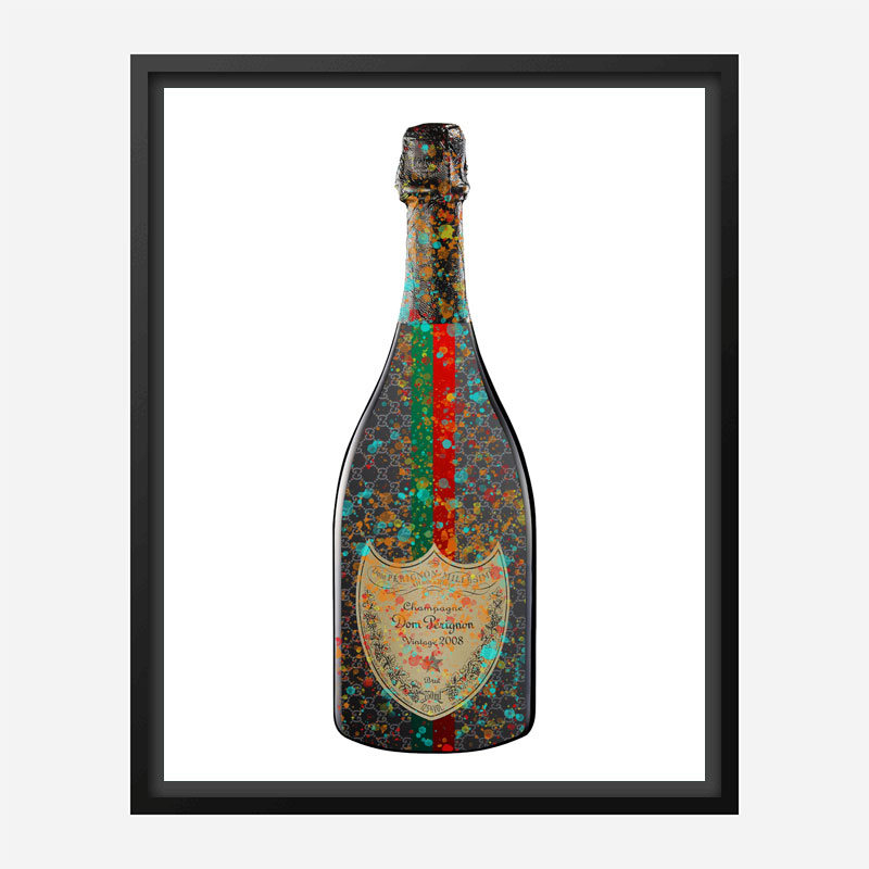 DP Gucci Splatter Champagne Art Print