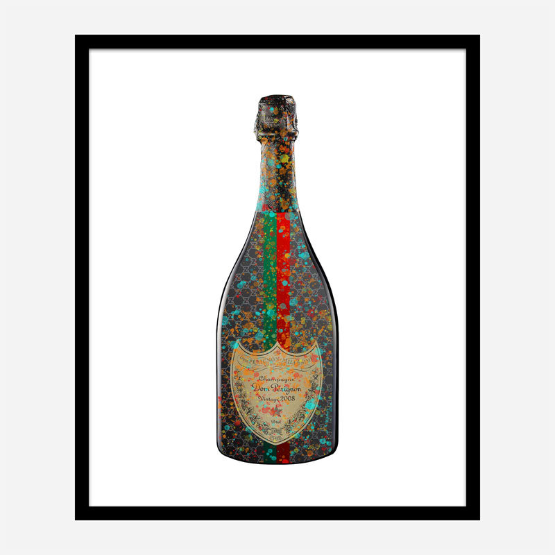 DP Gucci Splatter Champagne Art Print